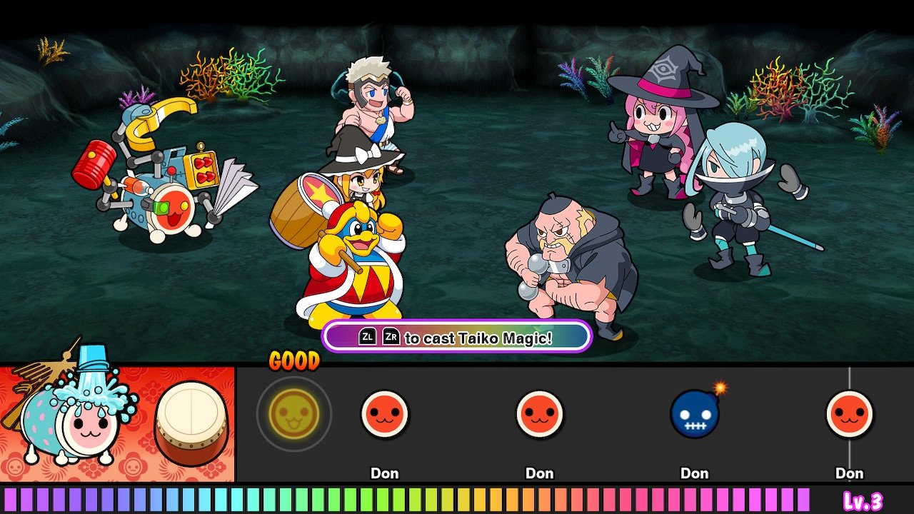 [07/01/2021] Im Story Mode feuert ihr mit eurem betörenden Getrommel eure Mitstreiter an, worunter sich auch gerne mal prominenter Besuch einschleicht.&nbsp;