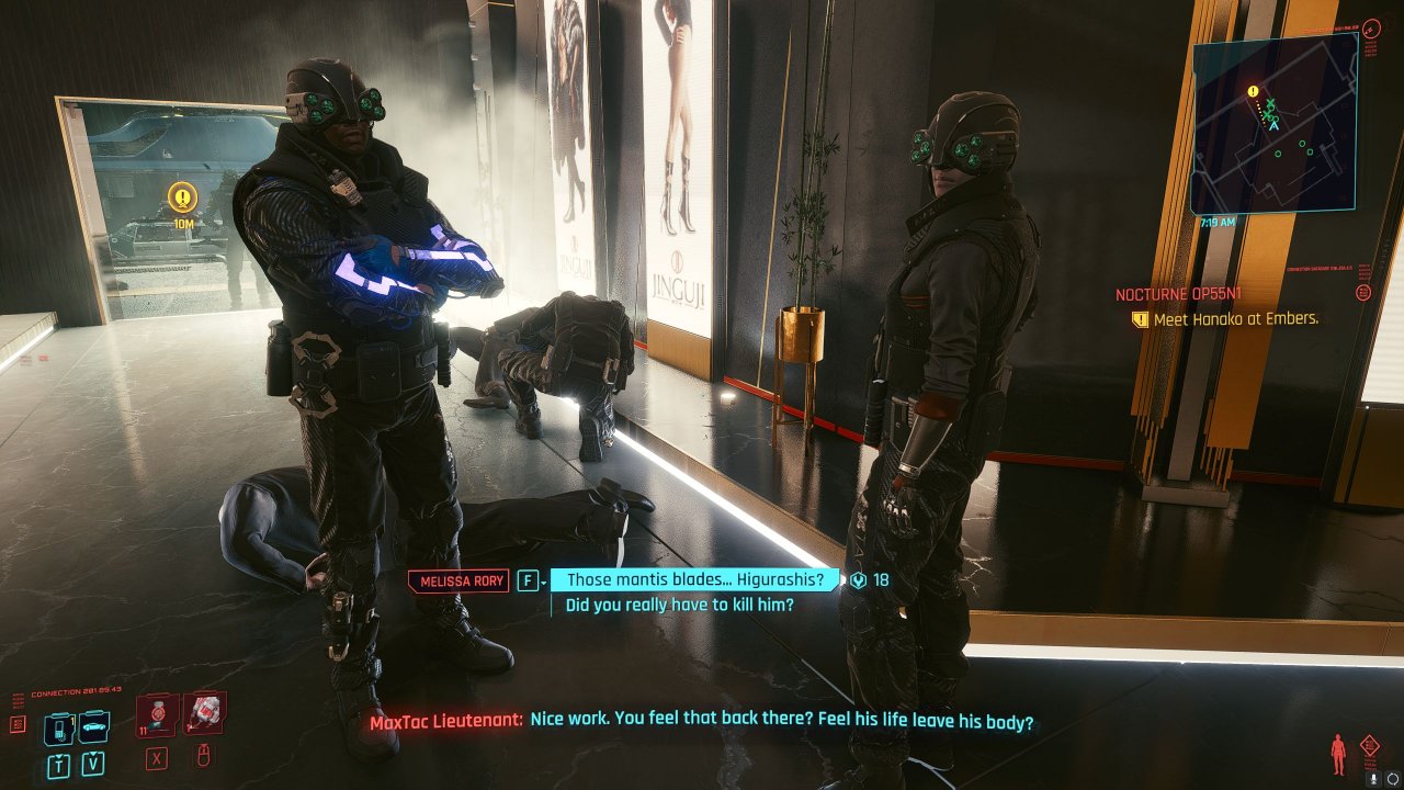Cyberpunk Dialog