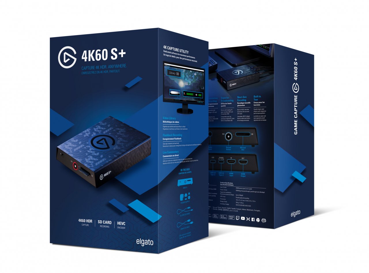 [22/01/2021] Elgato 4K60 S+ und Ansicht der Verpackung