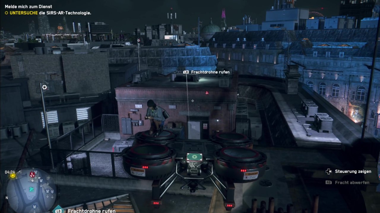 [25/01/2021] Was bringen einem die große Spielwelt, die zufallsgenerierten Charaktere und die vielen Features, wenn man in Watch Dogs Legion (2020) fast jede knifflige Mission mithilfe der übermächtigen Frachtdrohnen aushebeln kann?
