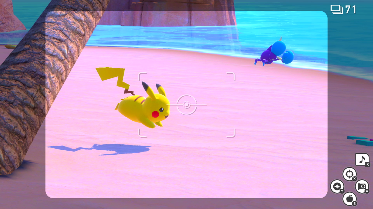 Fan-Liebling Pikachu darf in New Pokémon Snap natürlich nicht fehlen! Insgesamt sind über 200 verschiedene Pokémon aus allen Generationen vertreten.