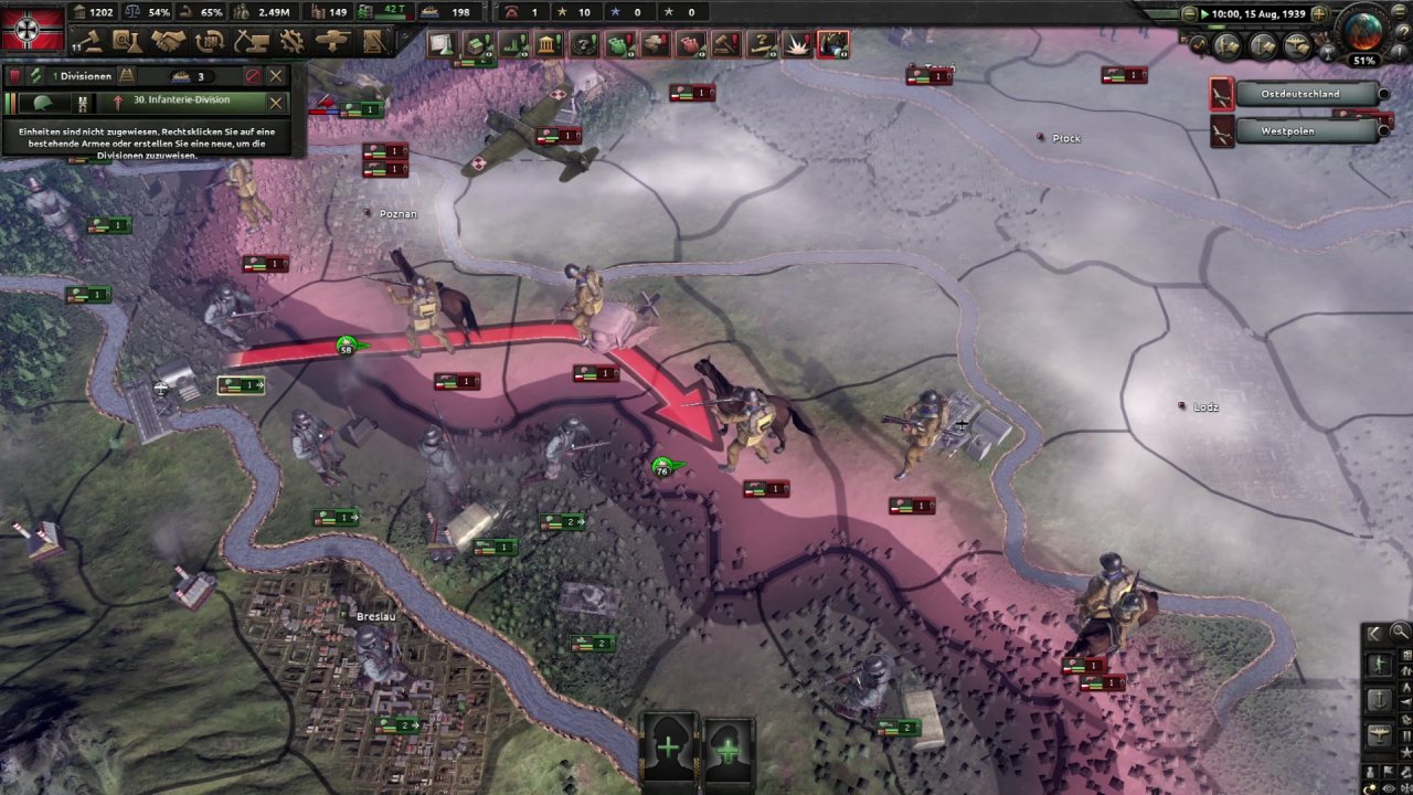 [28/04/2021] Wenn ihr in Hearts of Iron 4 ganz nahe heranzoomt, dann könnt ihr euren Einheiten beim Kämpfen zuschauen. &nbsp;
