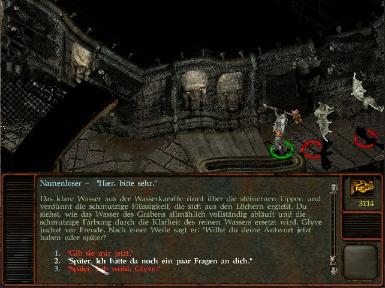 [09/04/2021] In Planescape: Torment erhaltet ihr sogar von einem versteinerten Gesicht wie dieser Glyve einen kleinen Auftrag. &nbsp;