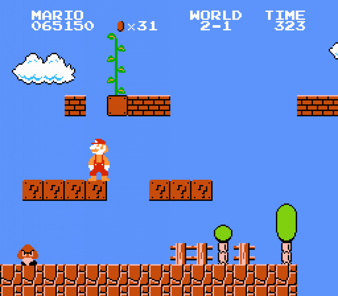 [27/05/2021] Super Mario Bros. für das NES wird 1985 zum Kult-Plattformer einer ganzen Generation. Damals etablierte Gameplay-Elemente wie Fragezeichenblöcke oder Gumba-Gegner gibt es bis heute.