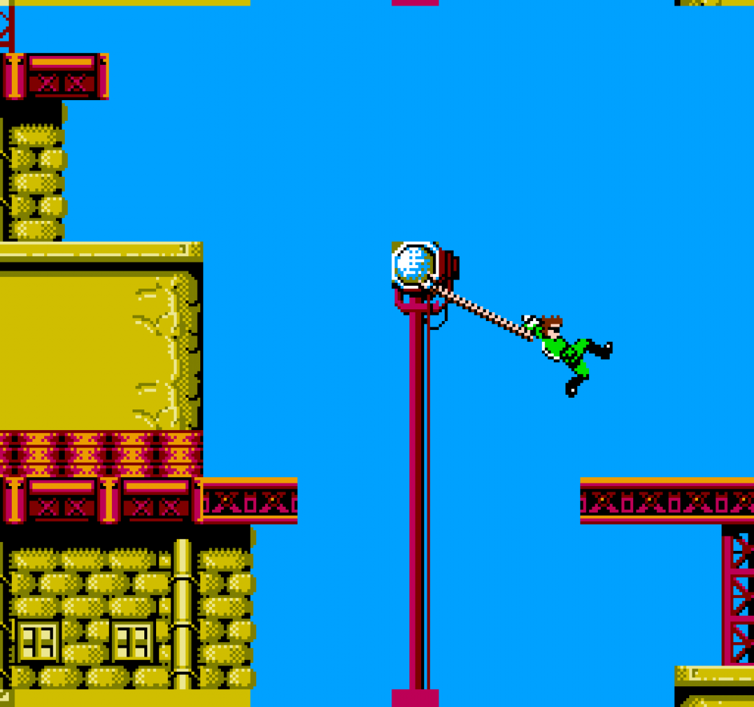 [27/05/2021] Capcoms Bionic Commando von 1987 spendiert dem Genre den Greifhaken.