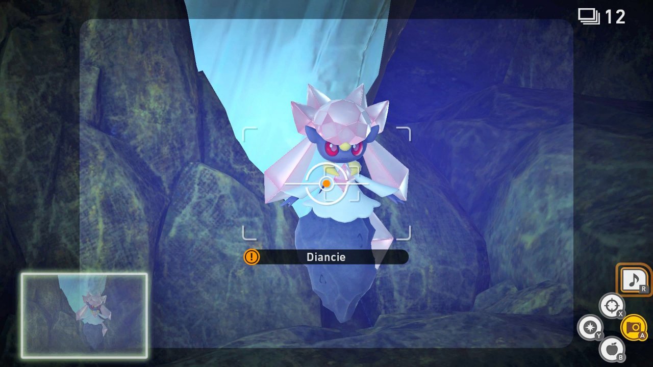 [05/05/2021] Diancie lockt ihr auf der Route Entlegene Höhle hervor, indem ihr drei betimmte Pokémon mit einer Lumina-Kugel trefft.