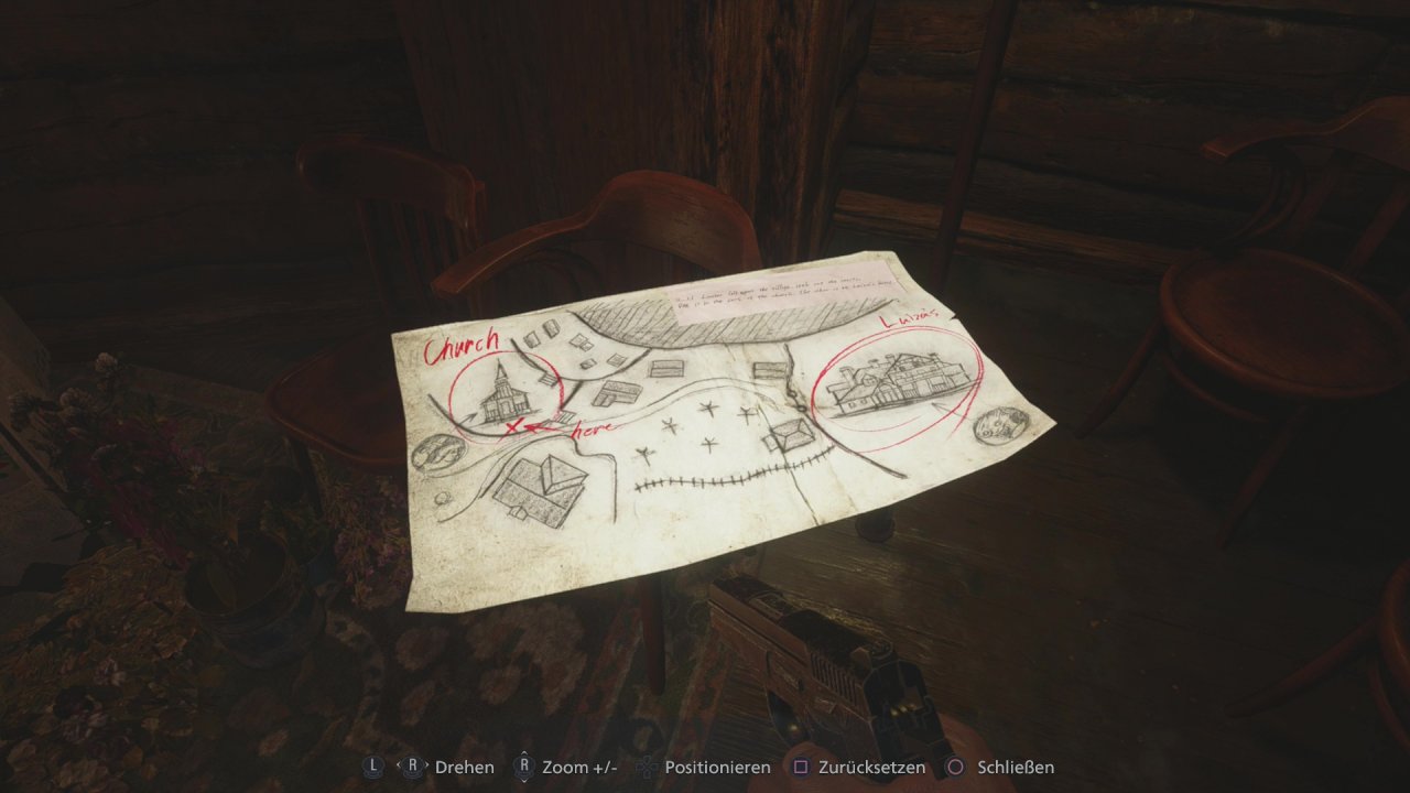 [07/05/2021] Ein Emblem für die Tür findet ihr in der Kirche, das andere in Luizas Haus.