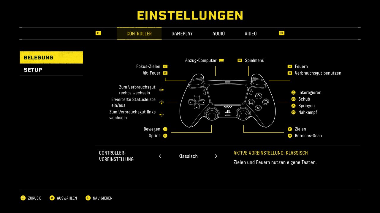 [01/05/2021] Euch nervt die Doppelbelegung der L2-Taste? Dann stellt im Controller-Menü auf 
