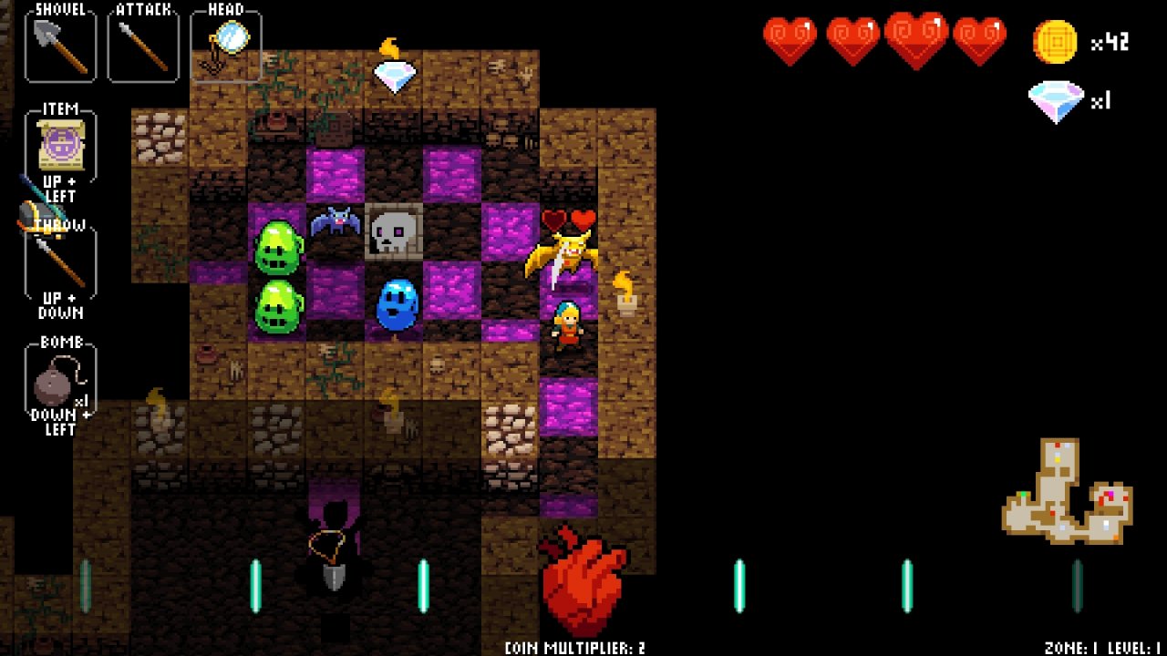[17/05/2021] In Crypt of the Necrodancer kämpft und bewegt ihr euch im Takt der Musik.&nbsp;
