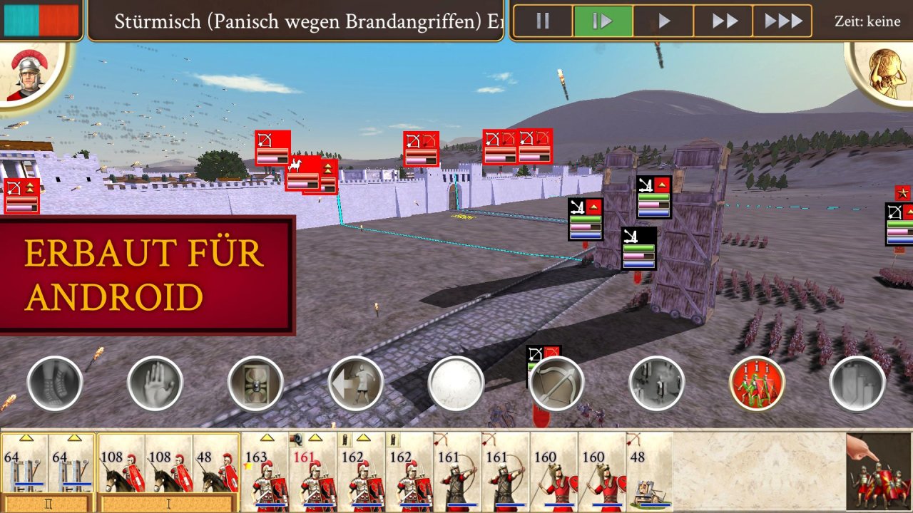 [07/05/2021] Eine Portierung von Rome: Total War erschien bereits 2016 für das iPad sowie 2018 für iPhone und Android-Geräte.
