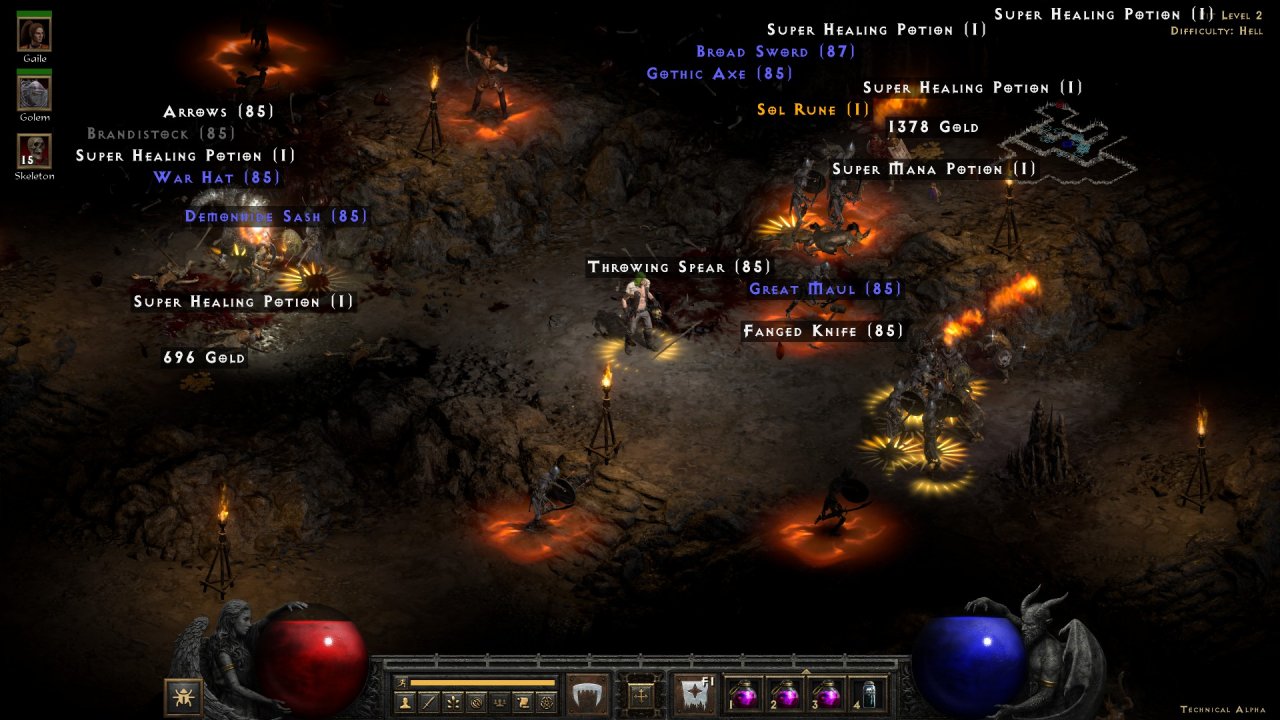 [01/05/2021] In Diablo 2: Resurrected findet man massig überflüssige Beute.
