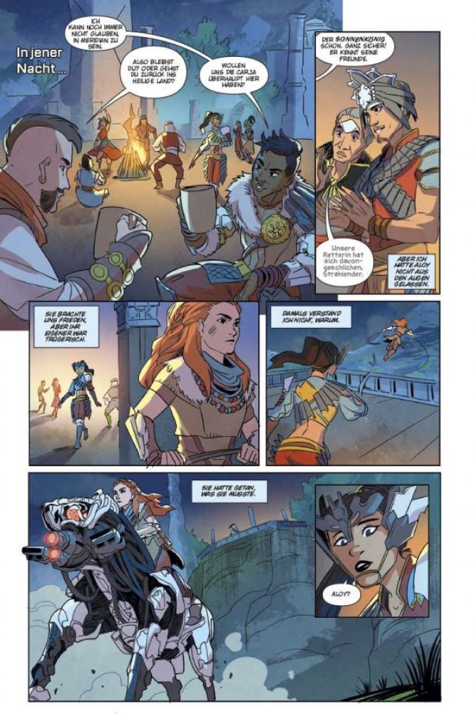 [28/05/2021] Horizon Zero Dawn: Gewinnspiel und Rezension zum Comic Sonnenhabicht (1)