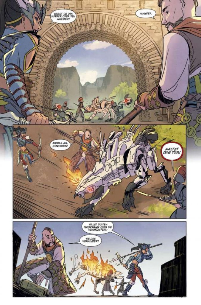 [28/05/2021] Horizon Zero Dawn: Gewinnspiel und Rezension zum Comic Sonnenhabicht (2)