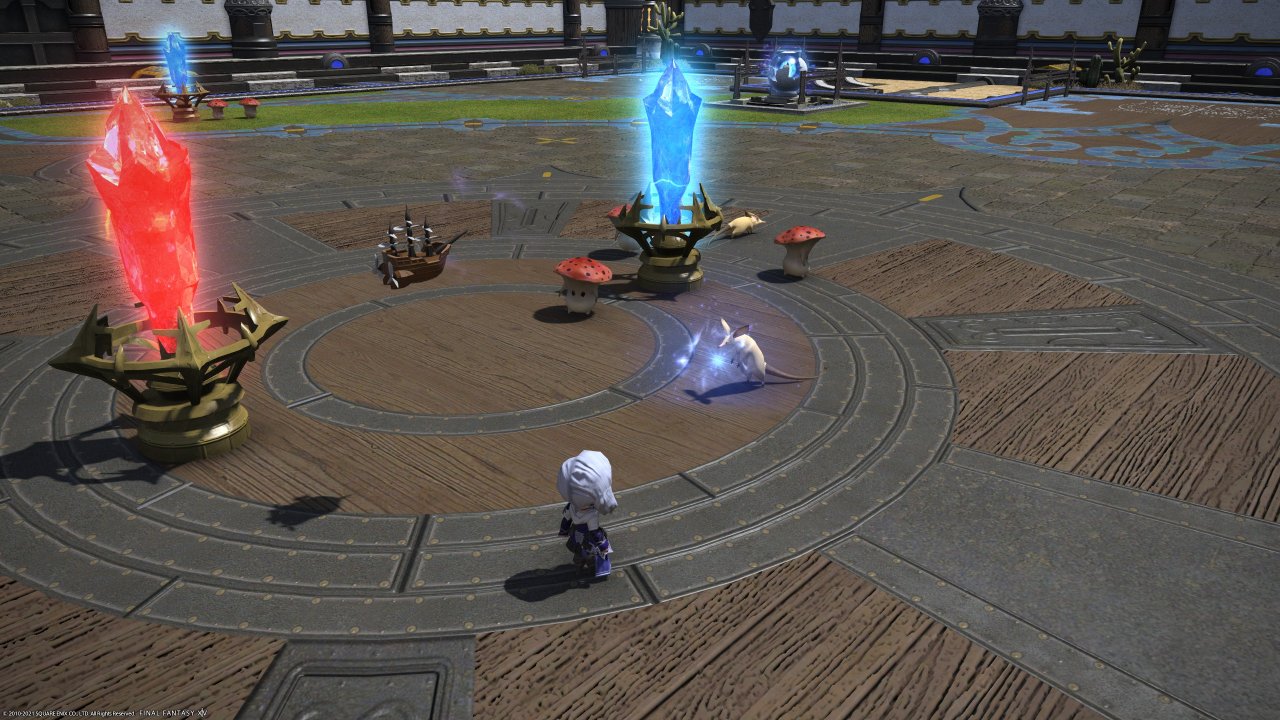 [24/06/2021] Housing, Hochseefischen, Chocobo-Zucht und Kompanieführerschaft: In Final Fantasy XIV gibt es so viele lohnende Nebenbeschäftigungen, dass die Kurzweil eine lange Zeit gesichert ist. Mit seinen Haustieren tritt man zum Beispiel zu einem Echtzeit-MOBA an. &nbsp;