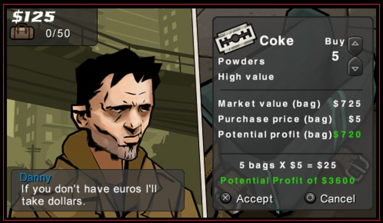 [23/06/2021] In Grand Theft Auto: Chinatown Wars gab es ein simples Drogen-Deal-System. Für GTA 6 könnte man dieses erweitern und beispielsweise um Revierkämpfe und Bandenkriege erweitern.