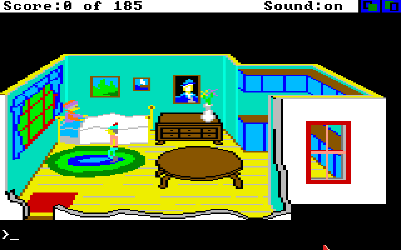 [25/06/2021] Wer in King’s Quest II: Romancing the Throne (1985) möglichst friedliche Lösungswege wählt, streicht dafür besonders viele Punkte ein.