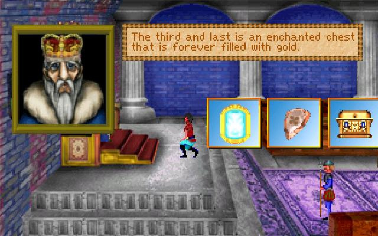 [25/06/2021] Im August 2001 bringt der Non-Profit-Entwickler Tierra Entertainment (heute AGD Interactive) ein geduldetes VGA-Remake des ersten King’s Quest auf den Markt. Den Gratis-Download findet ihr unter www.agdinteractive.com.