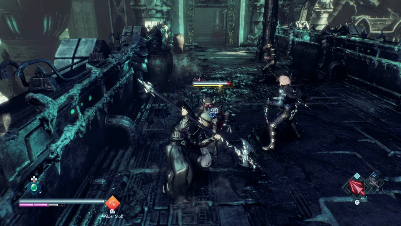 [21/06/2021] Der Pikenier kann als Spezialfähigkeit seine Lanze schleudern. Im Nahkampf wirken seine Animationen wie aus Nioh kopiert.