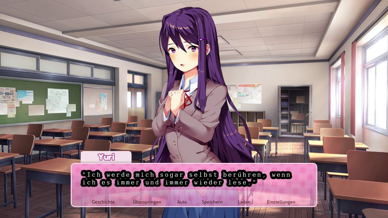 [20/07/2021] Was als Visual-Novel-Dating-Sim beginnt, wird nach und nach immer absurder. In diesem Literaturklub geht etwas ganz Seltsames vor sich.