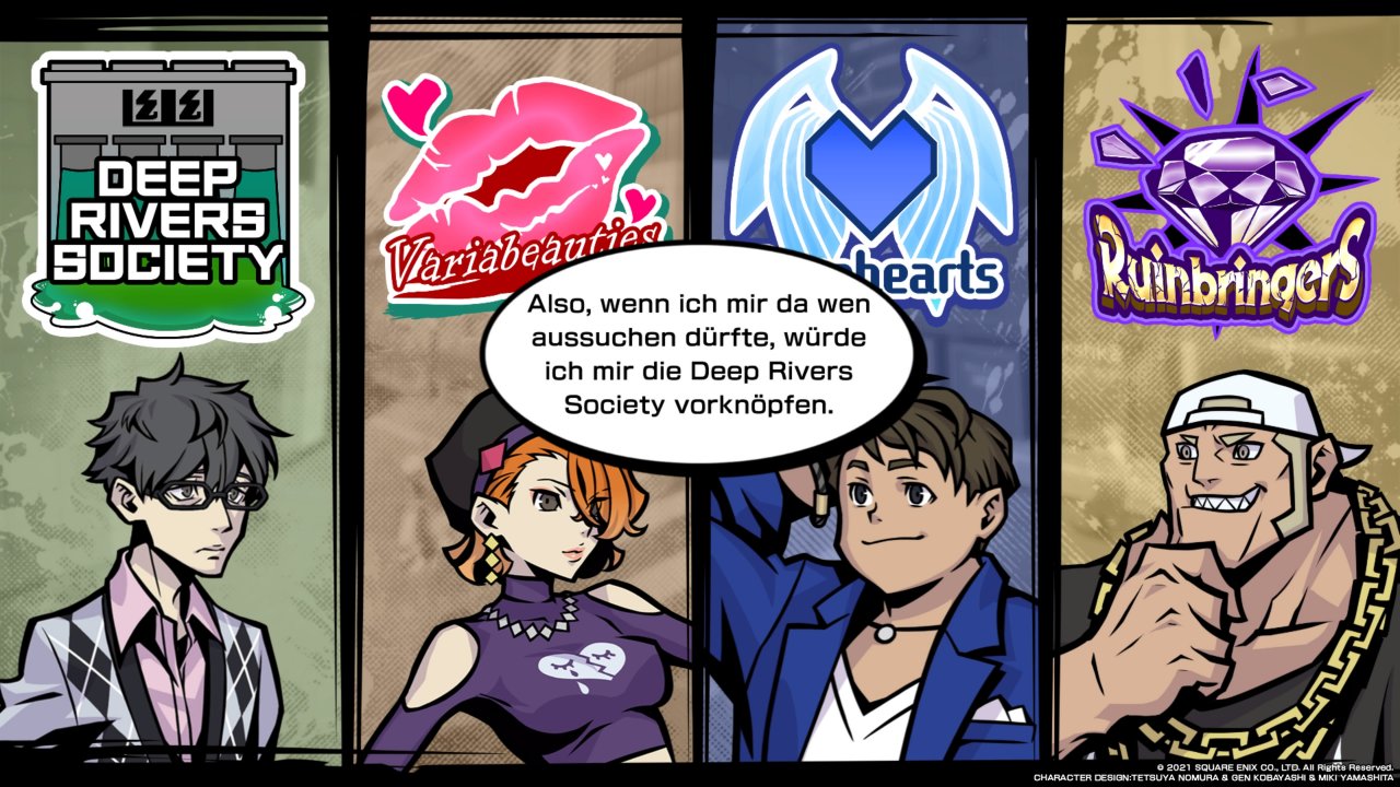 [27/07/2021] Die verfeindeten Teams, mit denen ihr immer wieder aneinandergeratet, könnten unterschiedlicher kaum sein. Während die Variabeauties etwa aus Fashion-Freaks bestehen, haben die Nerds der Deep Rivers Society nur maritime Themen im Kopf. Oh, buoy.