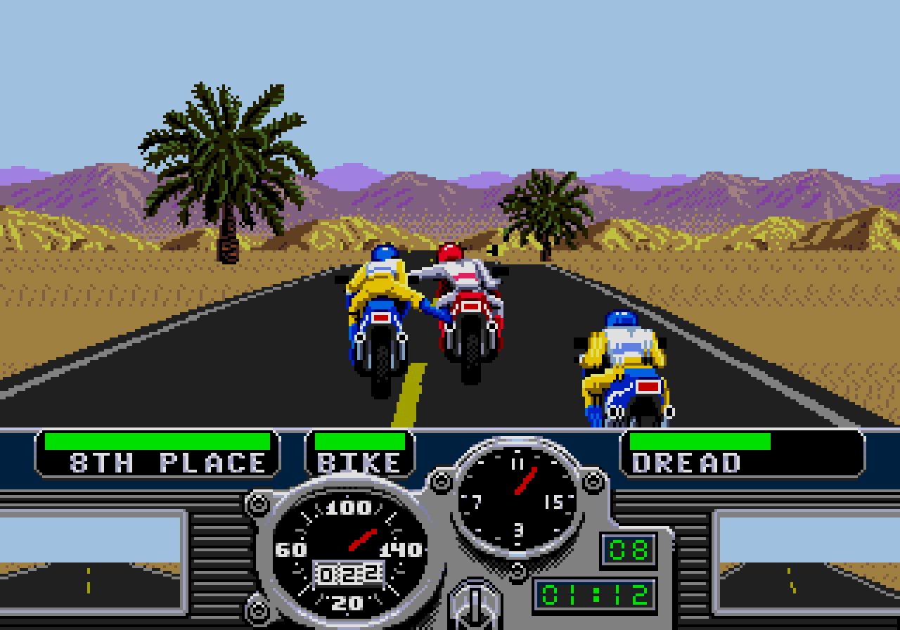 [20/08/2021] Fußtritte bei voller Fahrt: Motorrad-Spiele liegen spätestens seit Electronic Arts’ rabiatem Road Rash, das im September 1991 auf dem Mega Drive durchstartet, voll im Trend.