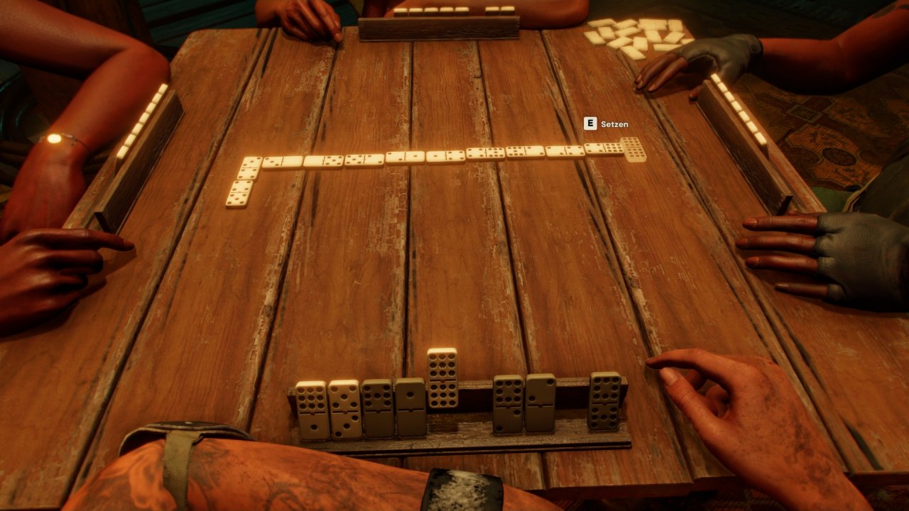 [30/08/2021] In den zahlreichen Guerilla-Camps bereitet ihr euch nicht nur auf den nächsten Kampf vor, ihr spielt auch mal ne Runde Domino.
