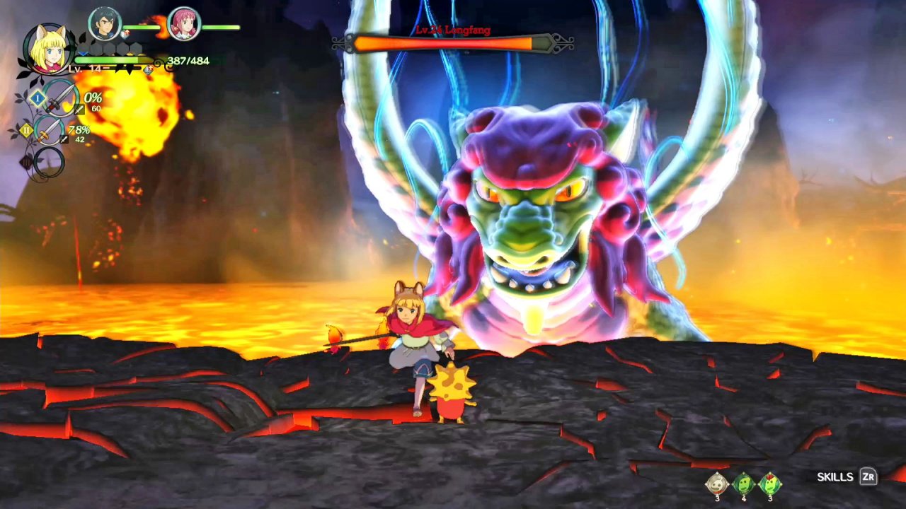 [10/08/2021] Die zahlreichen Bosskämpfe sind nicht sonderlich anspruchsvoll, sie machen aber Spaß und sind kreativ gestaltet. Unser kleiner Begleiter Remmi steht uns stets bei.