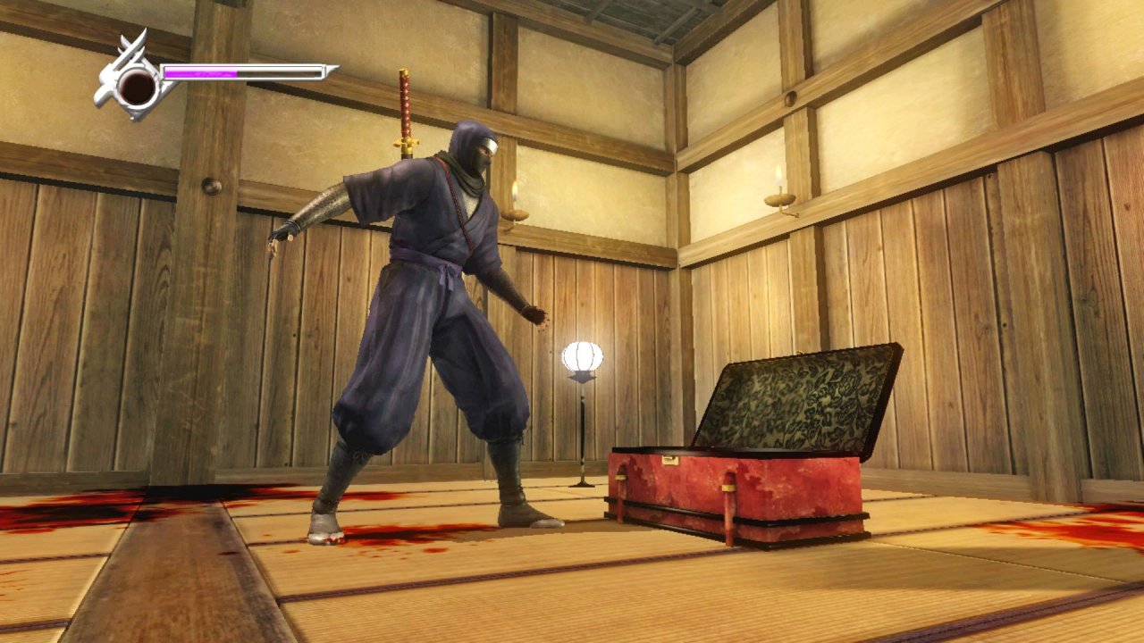 [06/08/2021] Wer sich genau umsieht, findet Schatzkisten mit nützlichem Inhalt: Heiltränke, neue Techniken und so weiter. Hier zu sehen: Ninja Gaiden Sigma.