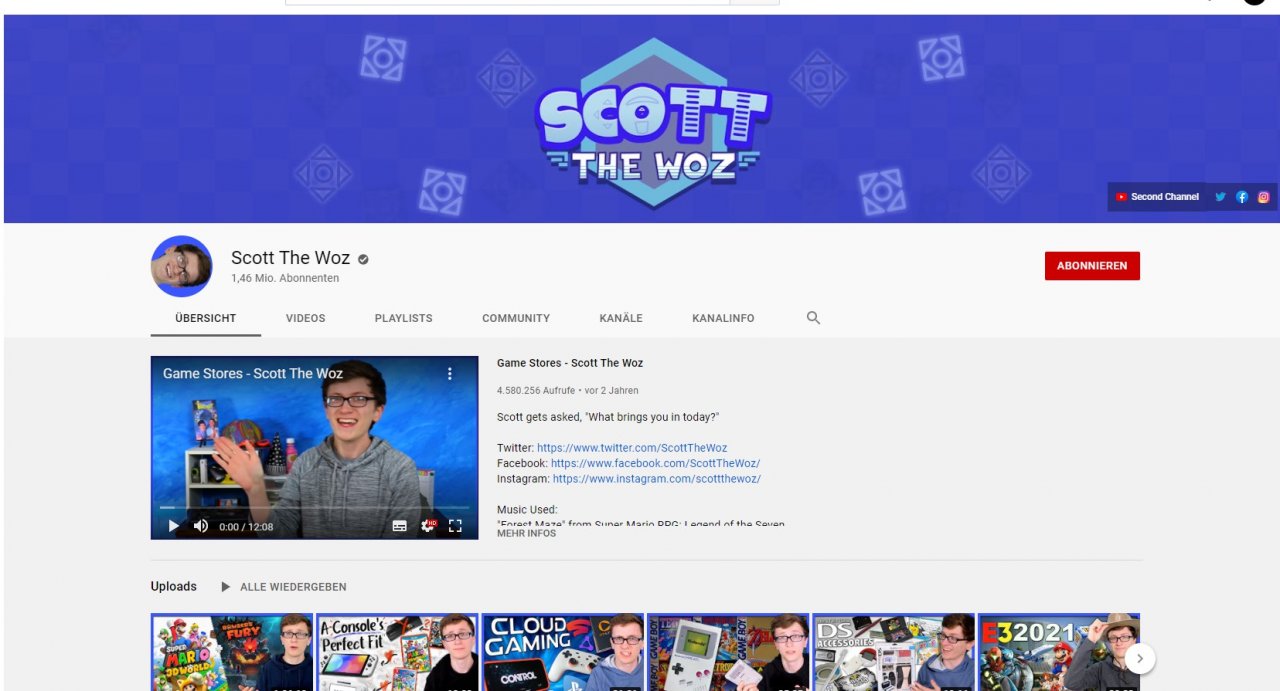 [06/08/2021] Scott the Woz: Hilfe, ich mag einen Youtuber! (2)