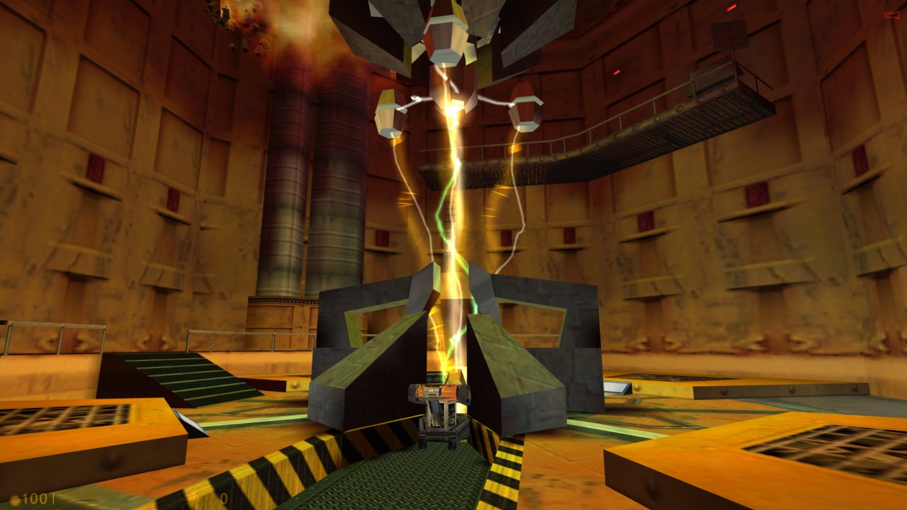 [13/08/2021] So fing alles an: Zu Beginn von Half-Life schiebt Forscher Gordon Freeman einen Container mit unbekannter Materie in einen Energiestrahl. Das öffnet ein Tor in die Dimension Xen und vernichtet Teile der Forschungsstation Black Mesa.