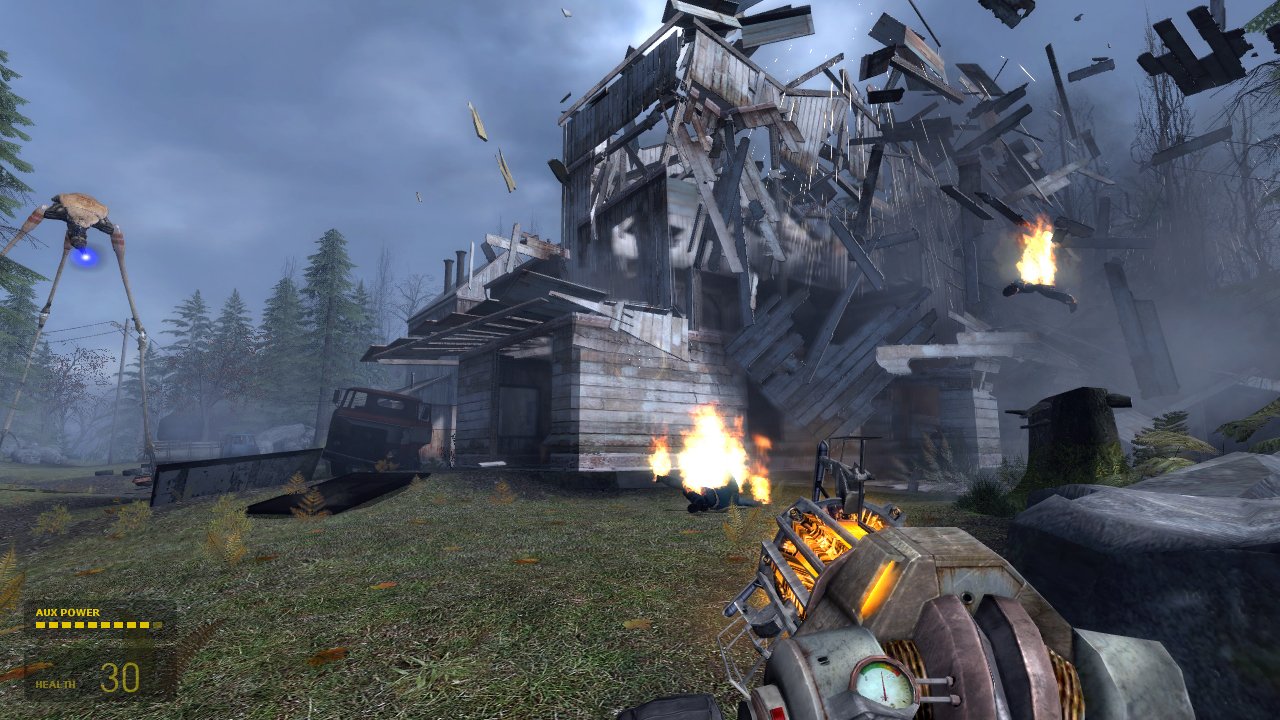 [13/08/2021] Bereits der Vorgänger verwendete eine für heutige Ansprüche rudimentäre Physik-Engine. In Half-Life 2 jedoch spielte diese eine immer wichtigere Rolle beim Lösen von Rätseln oder der Präsentation des Spiels.