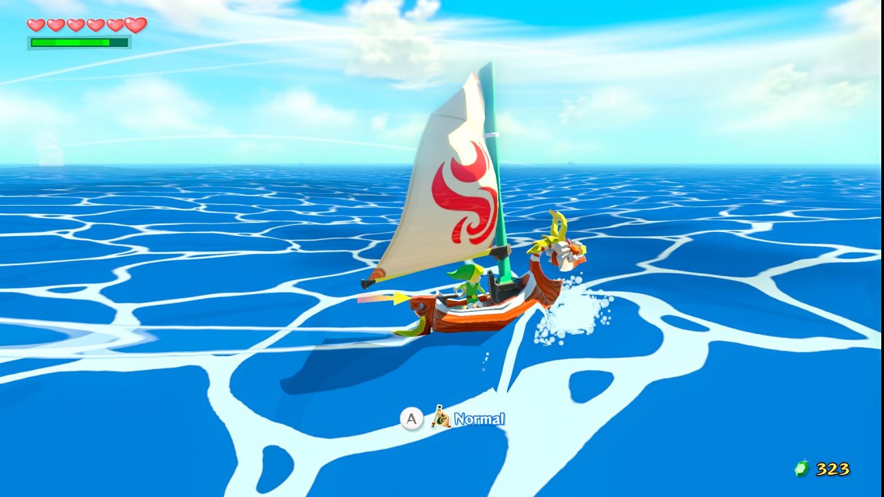 [06/08/2021] Der Entdeckergeist ist wichtiger Bestandteil der Serie. In The Wind Waker wartet eine besonders offene, weitläufige Umgebung auf Link.