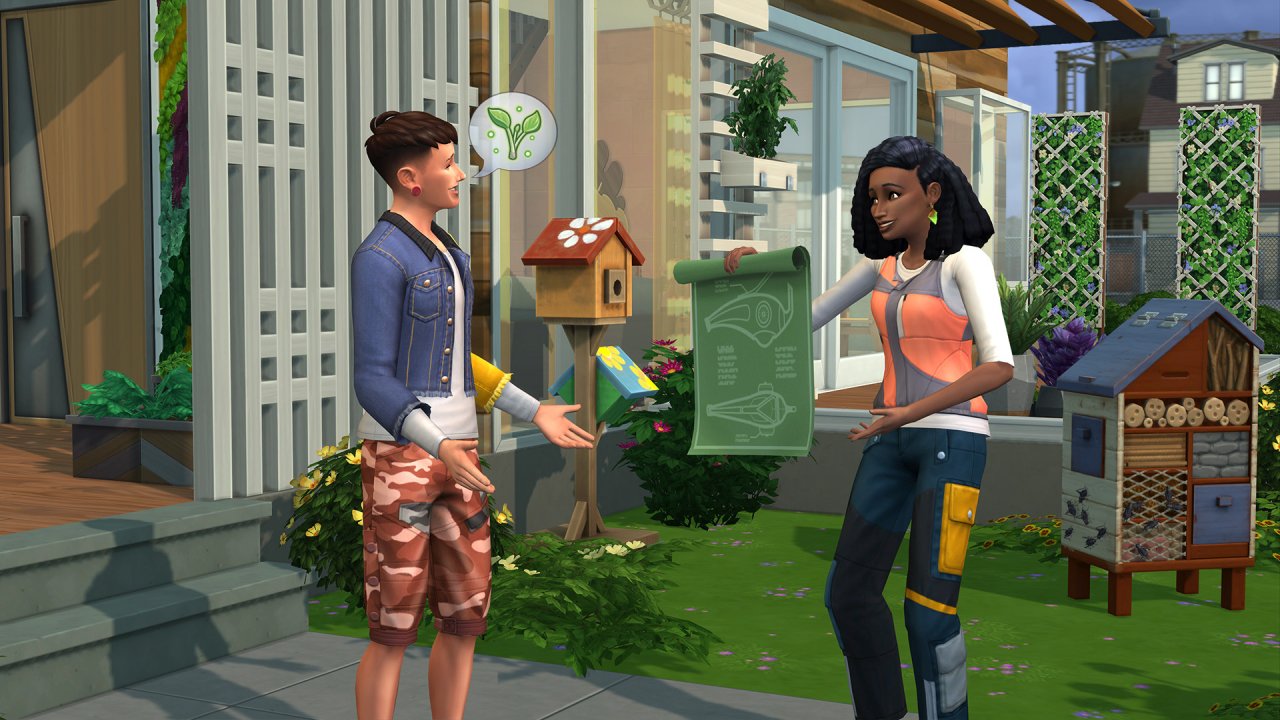 [21/09/2021] In Die Sims 4: Nachhaltig leben ist der Name Programm: Als Bürger von Evergreen Harbor besteht eure Aufgabe darin, die von Müllbergen und Smog heimgesuchte Nachbarschaft wieder lebenswert zu machen.
