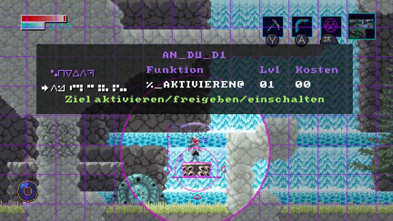 [23/09/2021] Mit ihrer Hacking-Fähigkeit kann Indra Gegner und Maschinen manipulieren. Die Plattform setzen wir auf diese Art in Gang.