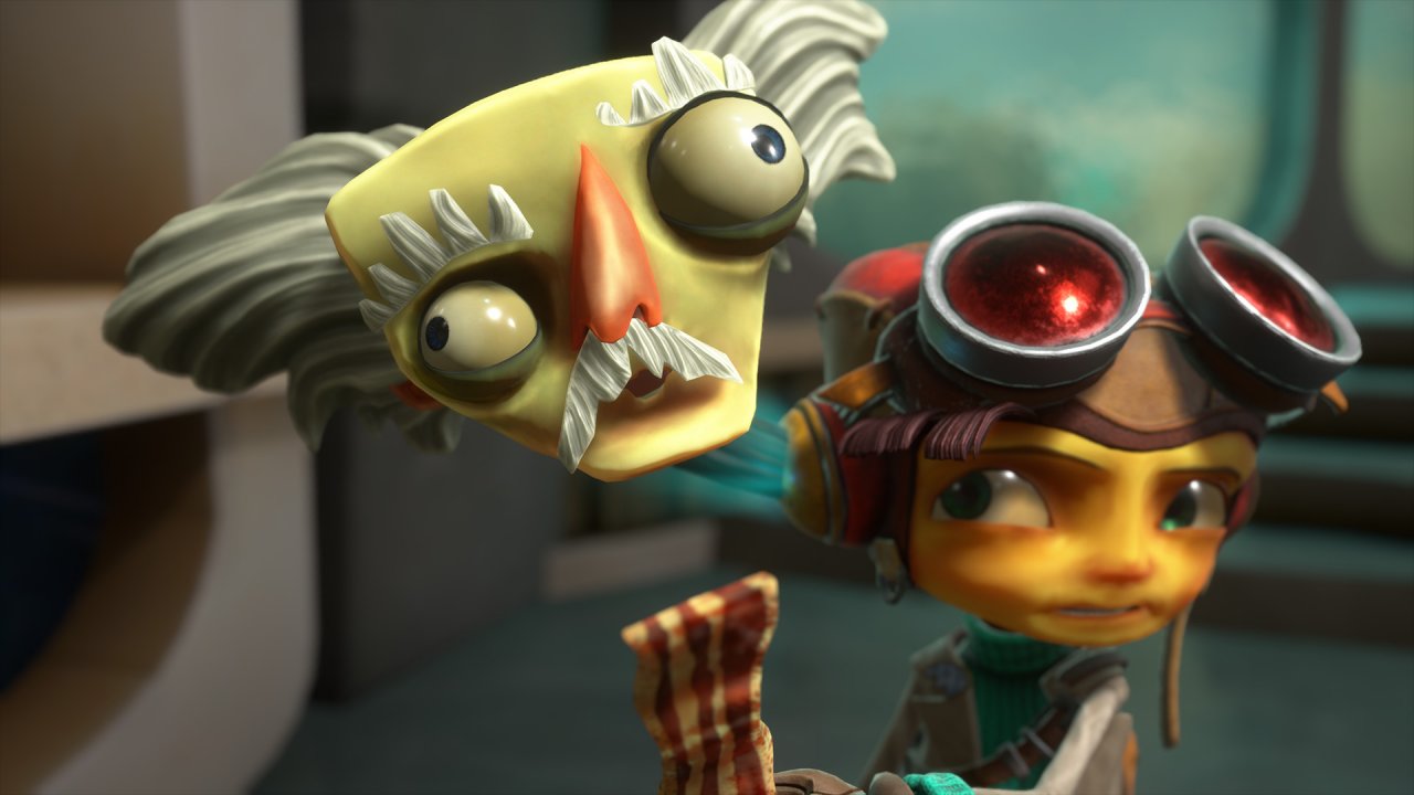 [27/10/2021] Psychonauts 2 stürmte am 25. August 2021 auf den Markt und ist – bedingt durch die Übernahme von Double Fine durch Microsoft – natürlich auch Teil des Game Pass. Mit einem Metacritic-Schnitt von 89 von 100 Punkten kann es seinen Vorgänger wertungstechnisch knapp überflügeln.