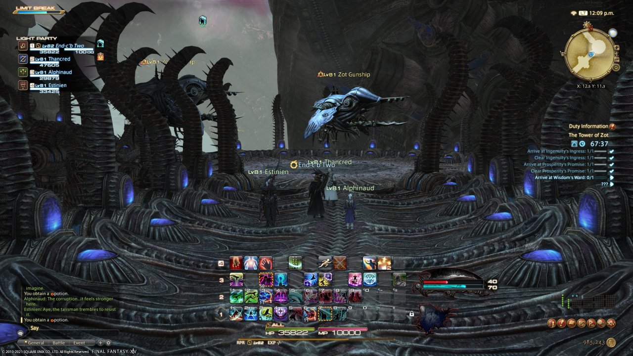 [13/10/2021] Gegen die geballte Macht von mir und meinen NPC-Kollegen hatte der Dungeon keine Chance.