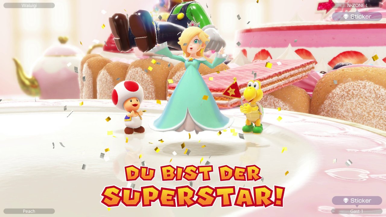 [27/10/2021] Ob in fernen Galaxien oder gigantischen Geburtstagstorten - Rosalina ist immer auf der Jagd nach Sternen!