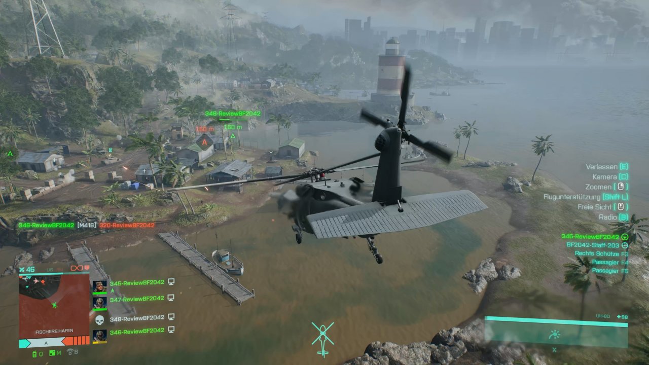[15/11/2021] Der Portal-Modus bringt alte Karten aus Bad Company 2, 1942 und Battlefield 3 zurück. Hier sind die Tropenwälder von Valparaiso.&nbsp;