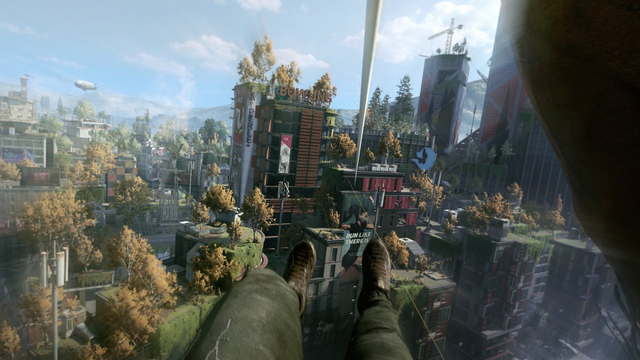 [09/11/2021] Die Fortbewegung macht in Dying Light 2 besonders viel Laune. Neben Parkour und Fallschirm stehen euch auch Ziplines zur Verfügung.