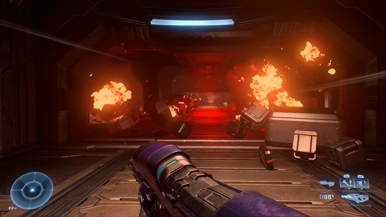 [18/11/2021] Die gescripteten Sequenzen in Halo Infinite, in denen alles in die Luft fliegt, machen ordentlich Laune.