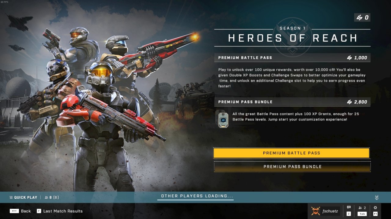 [30/11/2021] Der Premium Battle Pass ist für etwa 10 Euro zu haben und verliert niemals seine Gültigkeit.
