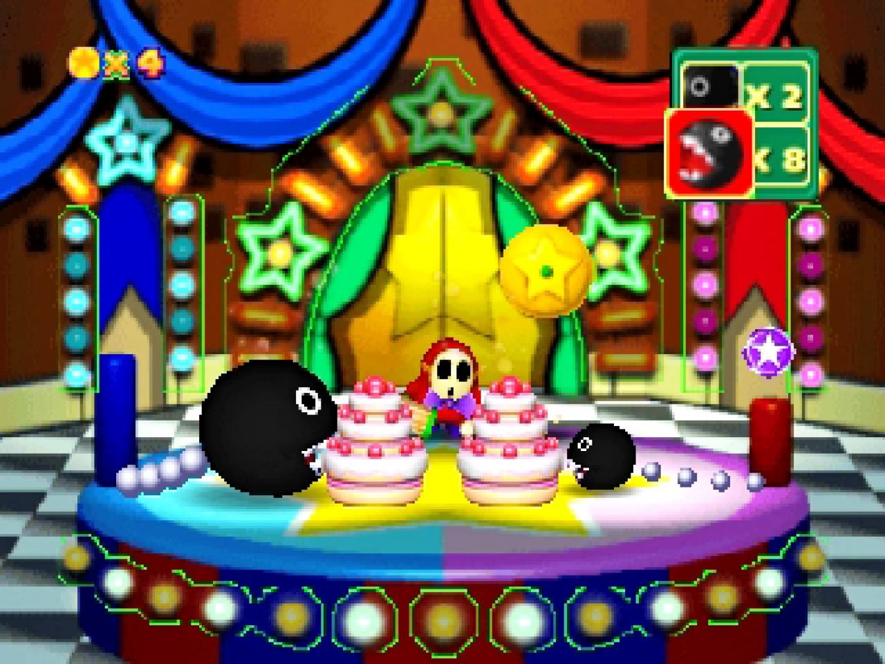 [09/11/2021] Beim Glücks-Guy in Mario Party 3 geht es um alles oder nichts: Setzt eure Münzen auf einen Kettenhund und hofft, dass dieser seinen Kuchen zuerst ganz vertilgt.