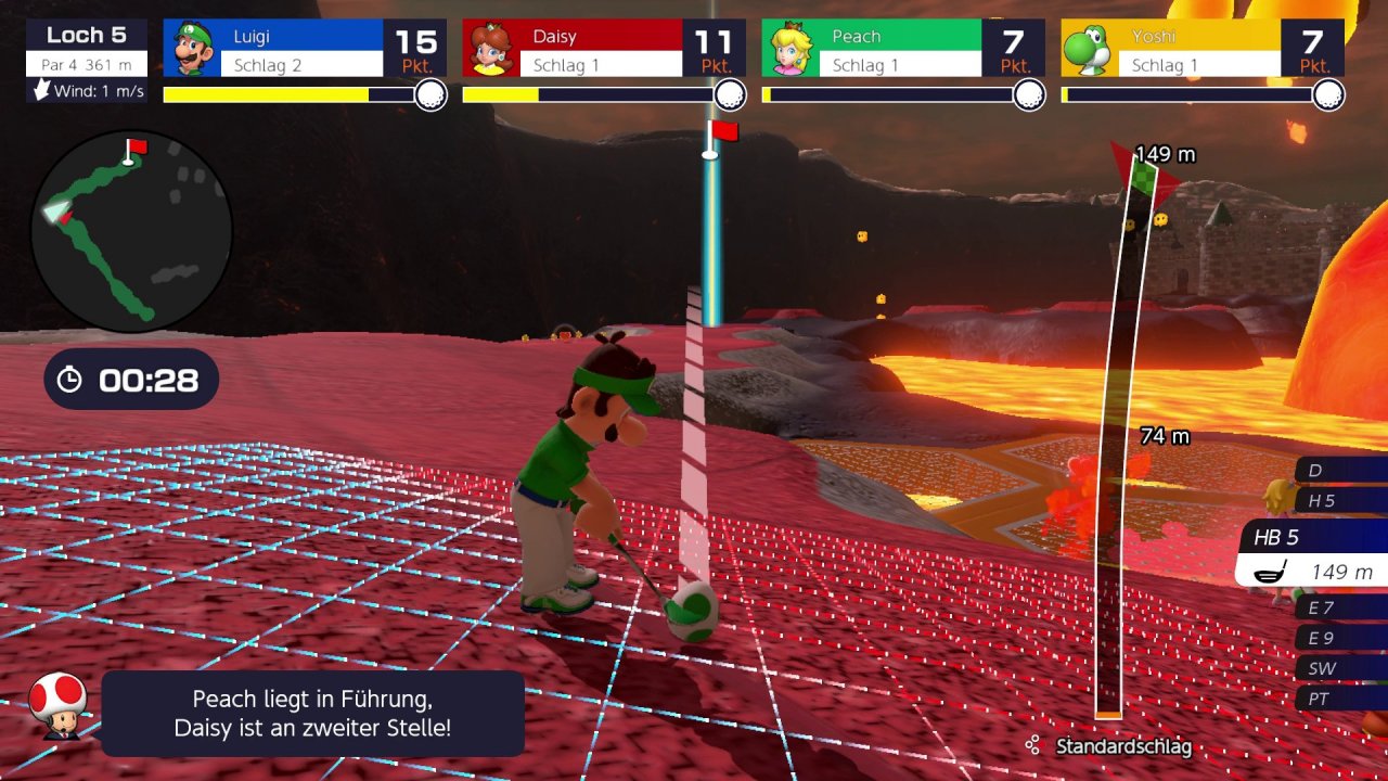 [03/12/2021] Leicht zu lernen, einfach zu erkennen: In Mario Golf gibt es keine unnötig komplizierten Mechaniken oder große Statistiken.