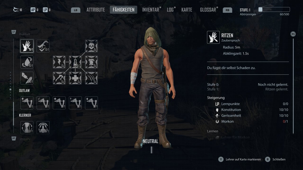 [08/12/2021] Das Skill-System ist umfangreich und zwingt zum Spezialisieren.&nbsp;