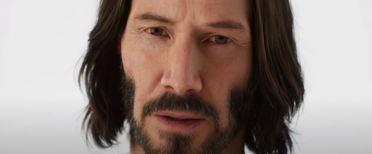 Keanu Reeves als Computer-Animation.