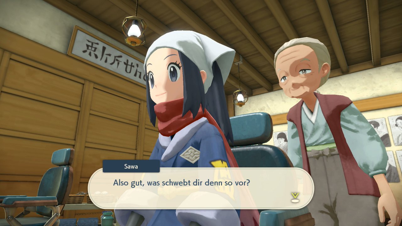 [12/01/2022] Der Friseur von Jubeldorf verspricht euch für eine Handvoll Pokédollar einen völlig neuen Look: Hier könnt ihr eure Frisur und Haarfarbe nach euren Wünschen anpassen.