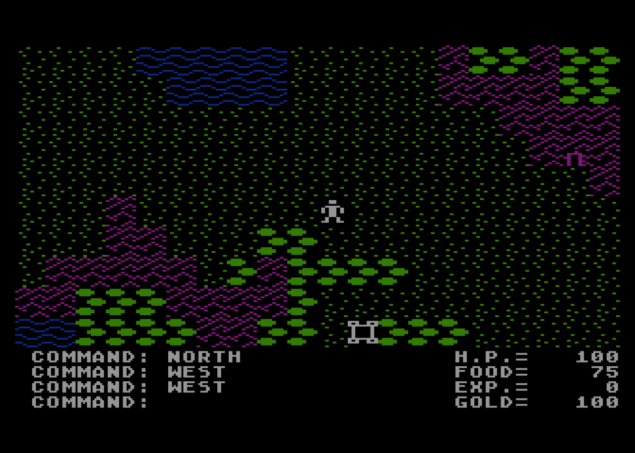 [01/02/2022] Richard Garriotts erstes Ultima von 1981 lässt Spieler aus der Vogelperspektive eine gigantische Fantasy-Welt erkunden. Dungeons erforscht man indes aus einer 3D-Ansicht, bei der Vektorgrafiken zum Einsatz kommen.