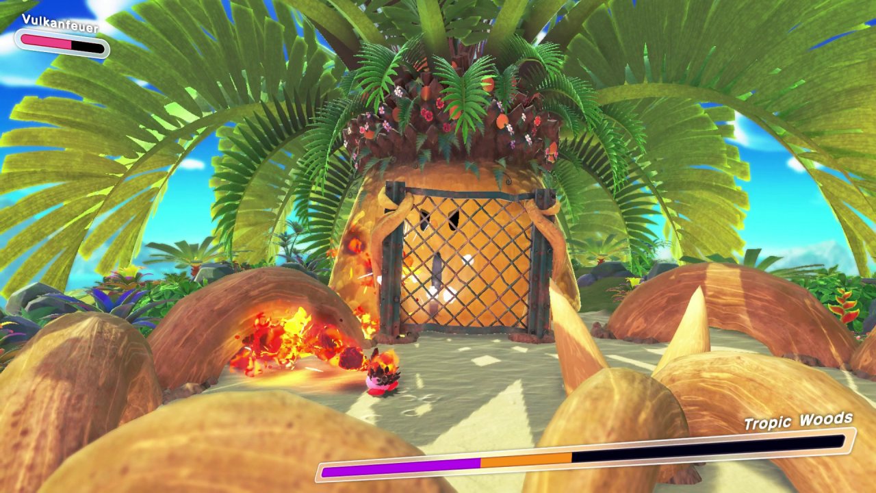 [25/03/2022] Kirby und das vergessene Land: Der tropische Terror: Zerstöre die Wurzeln von Tropic Woods.