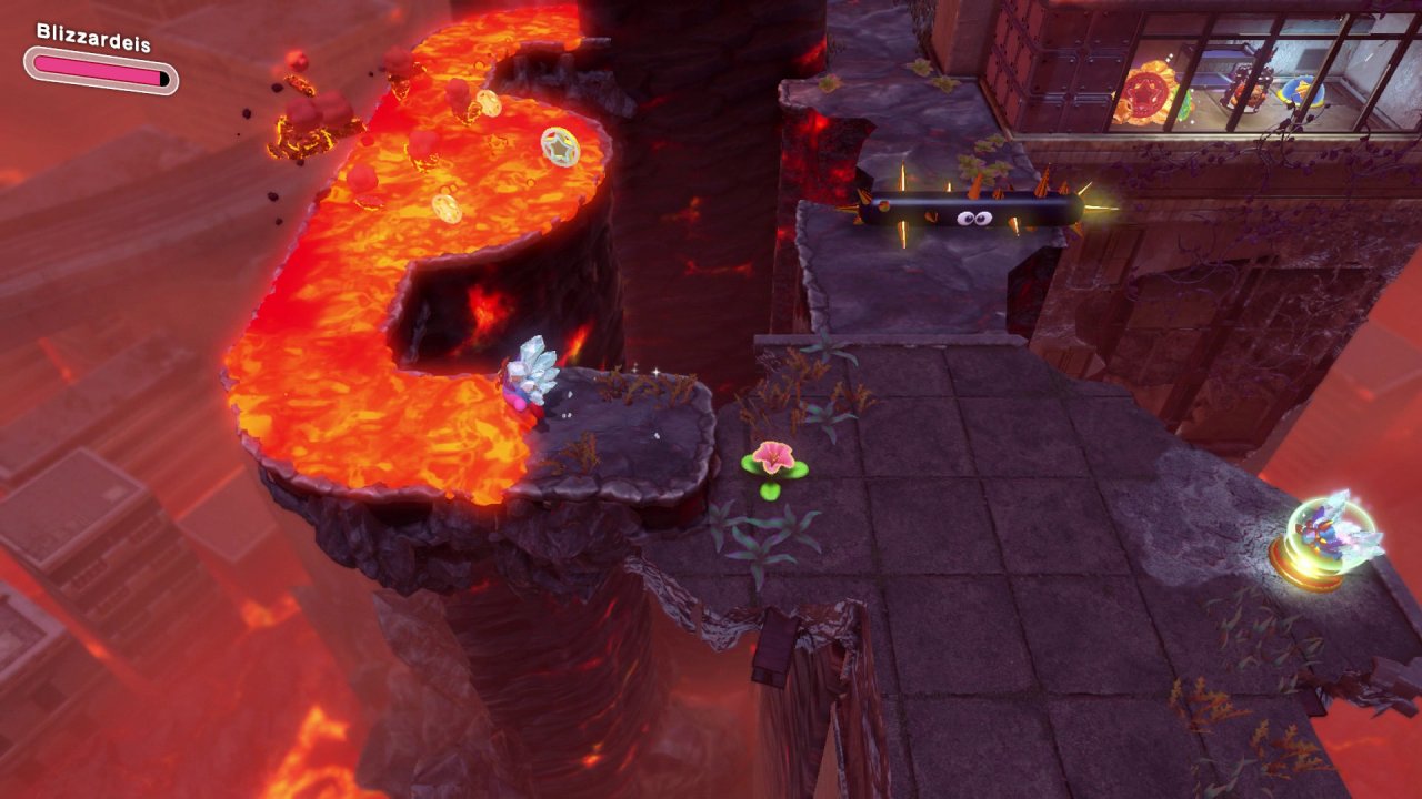 [25/03/2022] Kirby und das vergessene Land: Marsch auf die Inferno-Straße: Rette die versteckten Waddle Dees (2/5).