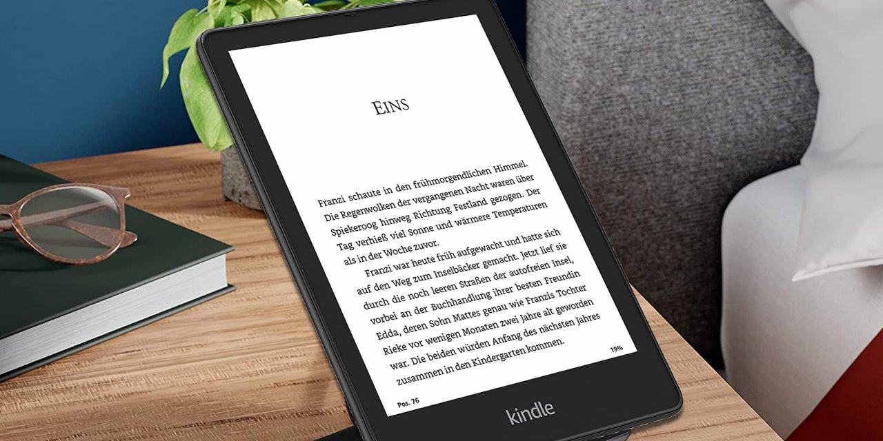 [18/03/2022] Den Kindle Paperwhite ebook-Reader mit 6,8-Zoll-Display kann man bei Amazon derzeit 27% günstiger kaufen.